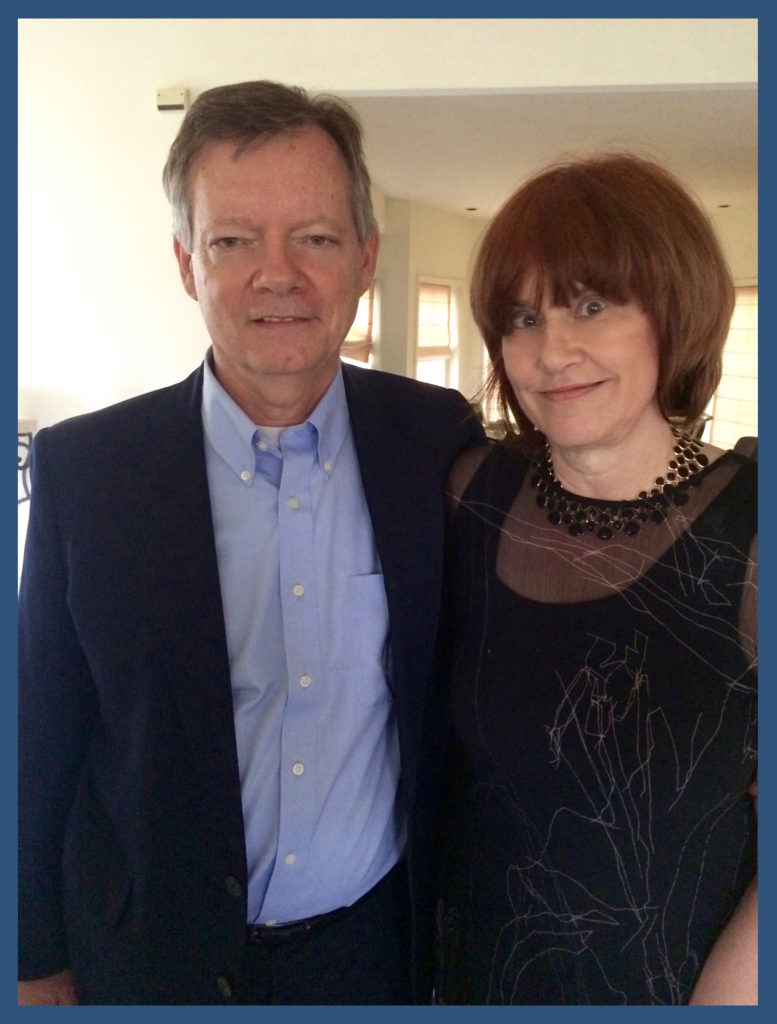 John and me at the memorial